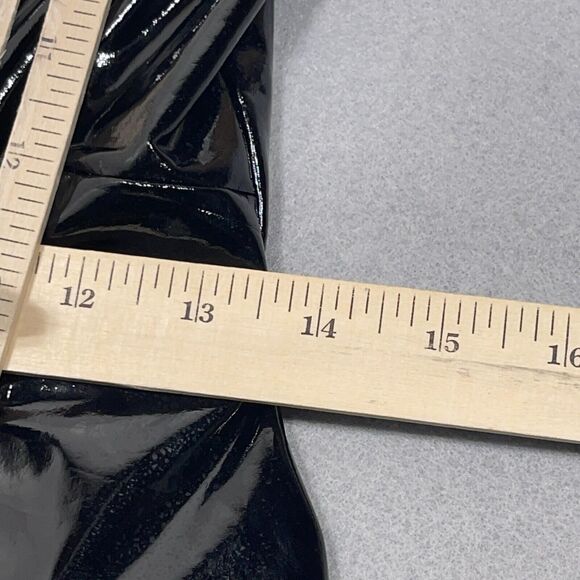 KILLSTAR Wednesday Witch Black Gloss Dress S‎ Dagger Collar Keyhole Gothic NWT - Picture 7 of 16